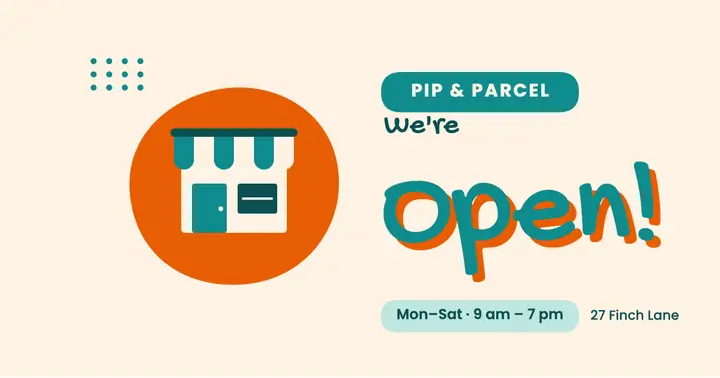 Shop Open! Facebook post template