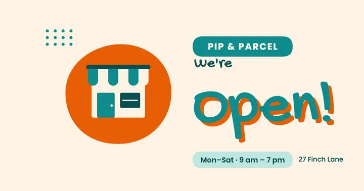 Shop Open! Facebook post template