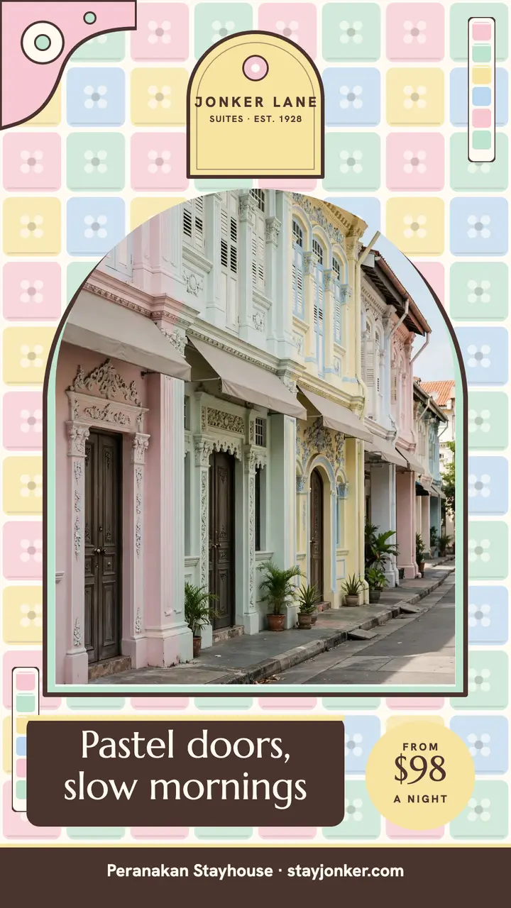 Shophouse tile getaway story template