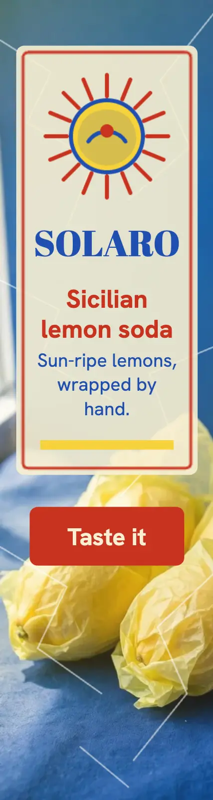 Solaro lemon soda skyscraper template