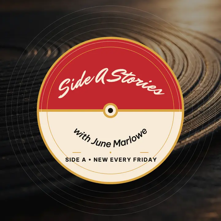 Side A Stories backstage podcast cover template