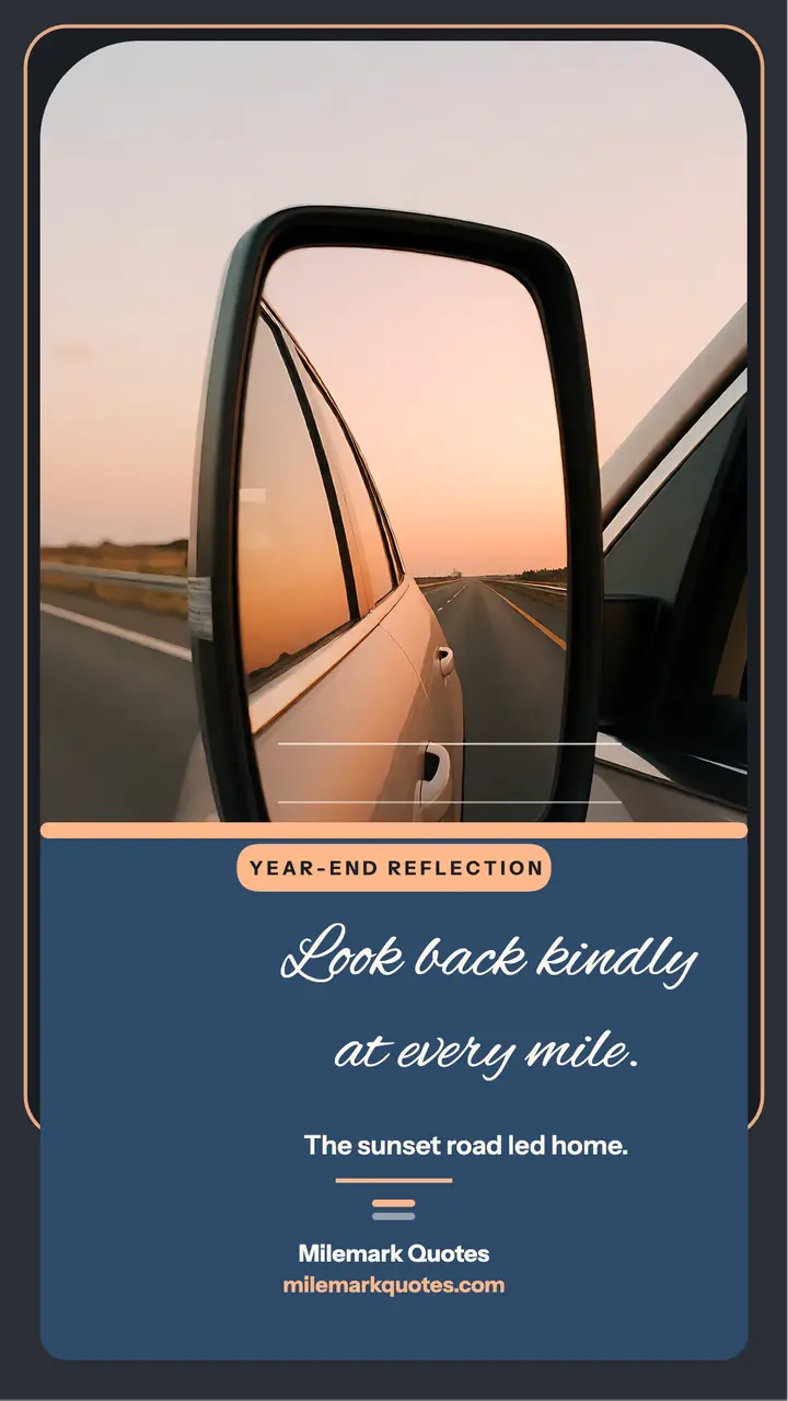 Milemark look back kindly mirror story template