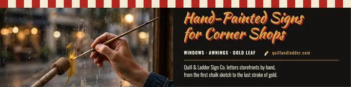 Quill & Ladder Sign Co. LinkedIn banner template