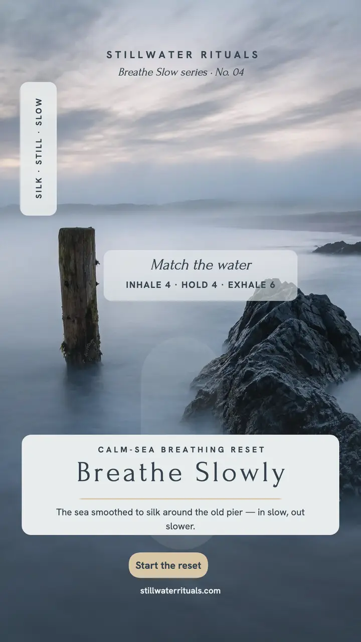 Stillwater Rituals silk sea breathing story template