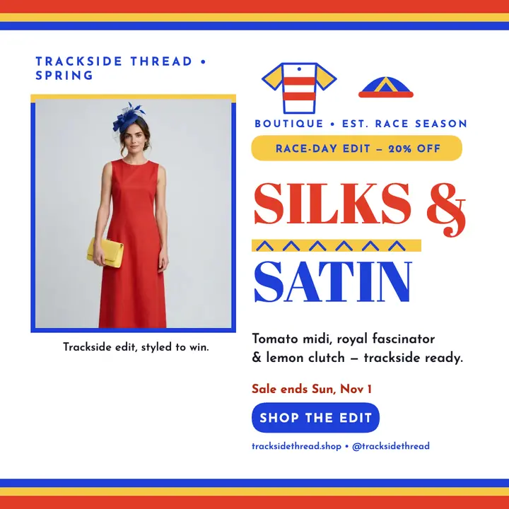Trackside Thread silks and satin sale template