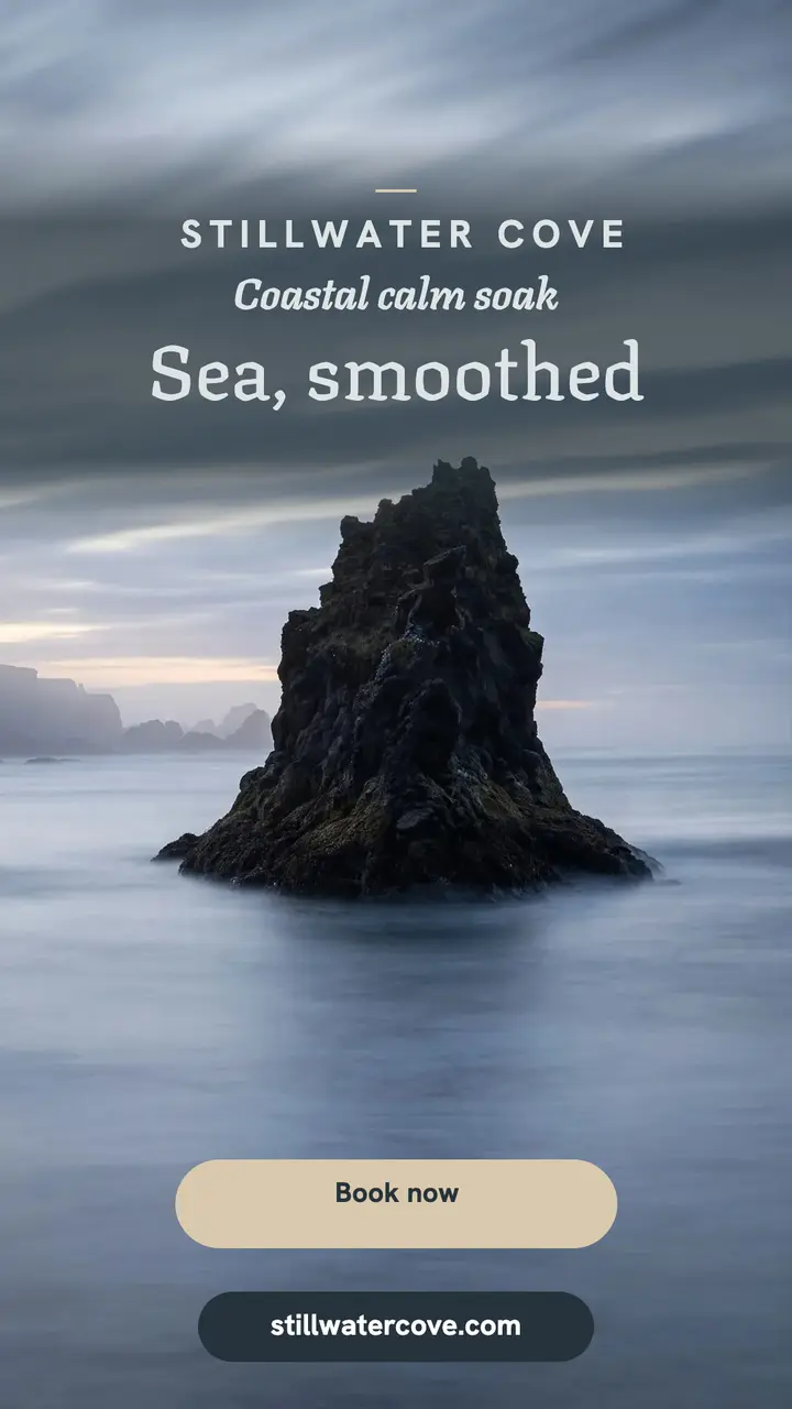 Stillwater Cove silky sea calm story template