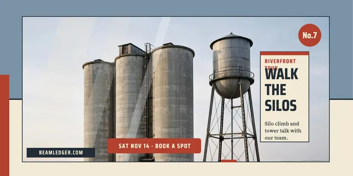 Beam and Ledger silo tour post template