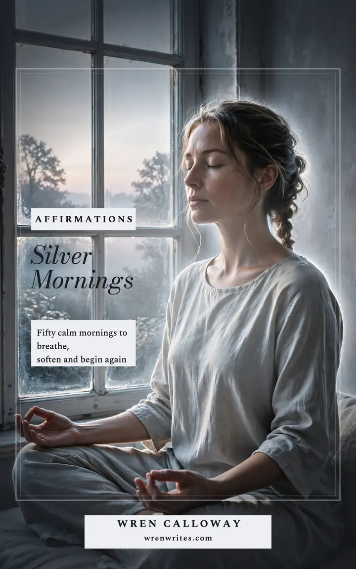 Silver Mornings wellness ebook: wellness ebook cover template