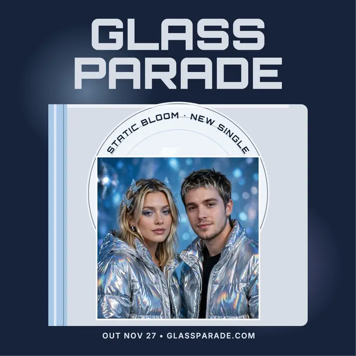 Glass Parade single jewel case cover template