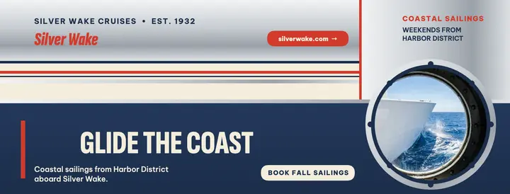 Silver Wake coastal liner cover template