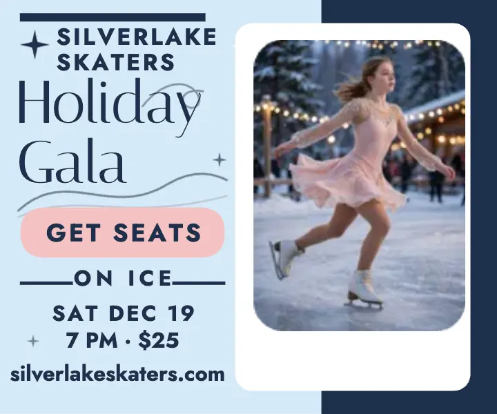 Silverlake Skaters holiday gala ad template