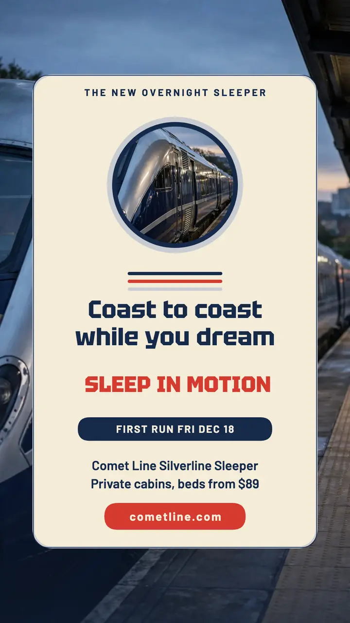 Silverline Sleeper night train launch story template