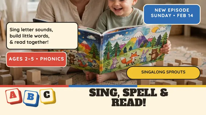 Singalong Sprouts reading blocks thumbnail template
