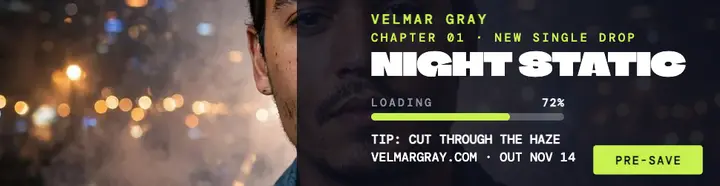 Velmar Gray Night Static loading billboard: single drop billboard template