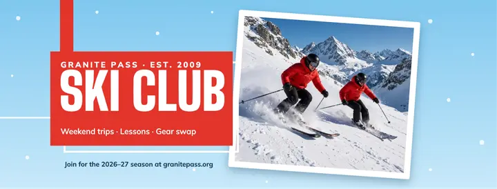 Ski Club Facebook cover template