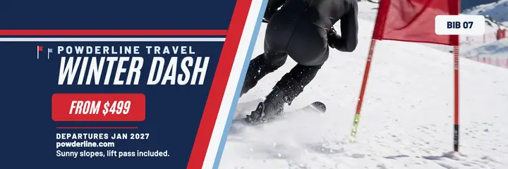 Powderline Winter Dash ski header template