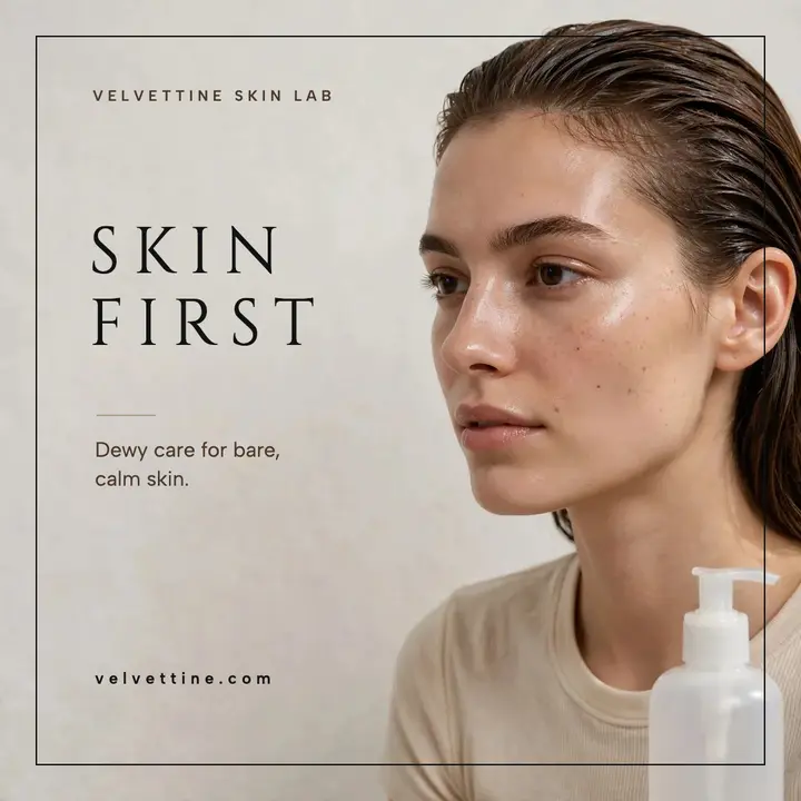 Velvettine Skin First beauty post template