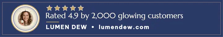 Lumen Dew skincare review LinkedIn cover template
