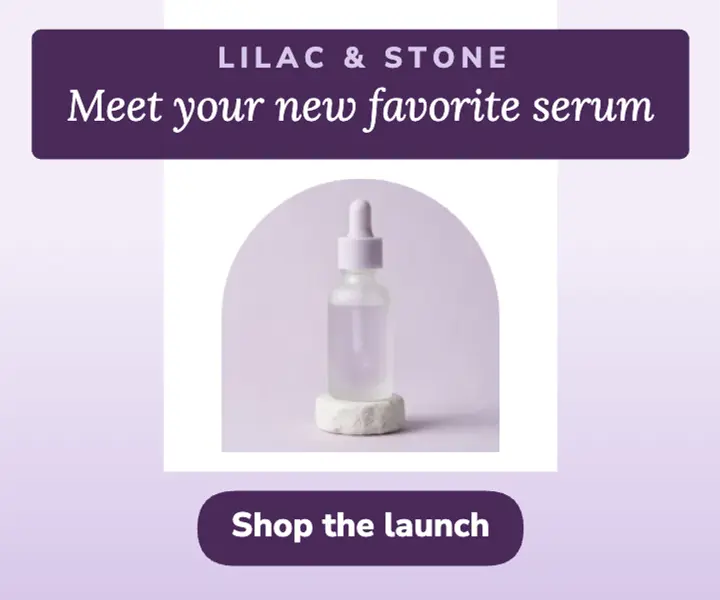 Serum launch ad template