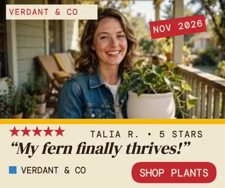 Verdant spotlight slide mount ad template