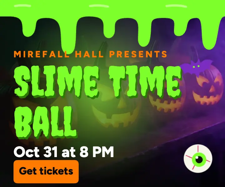 Slime Time Ball Halloween ad template