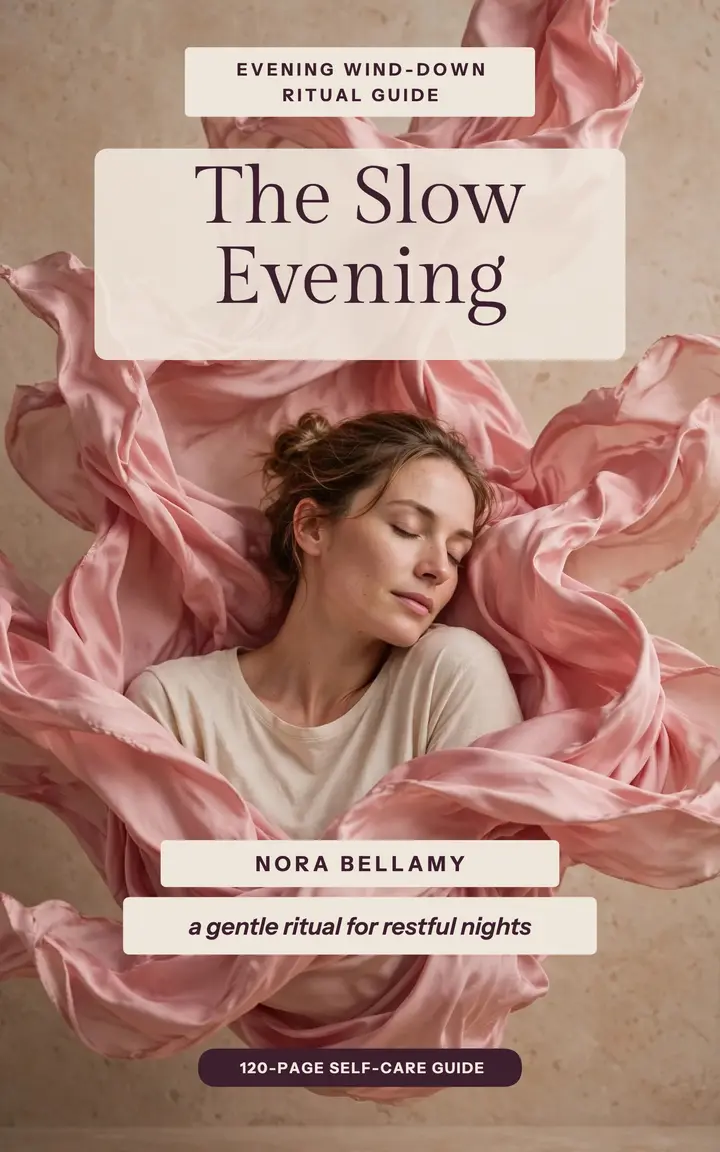 The Slow Evening silk wellness ebook template