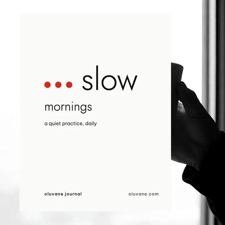 Slow mornings journal post, bossa nova sleeve template