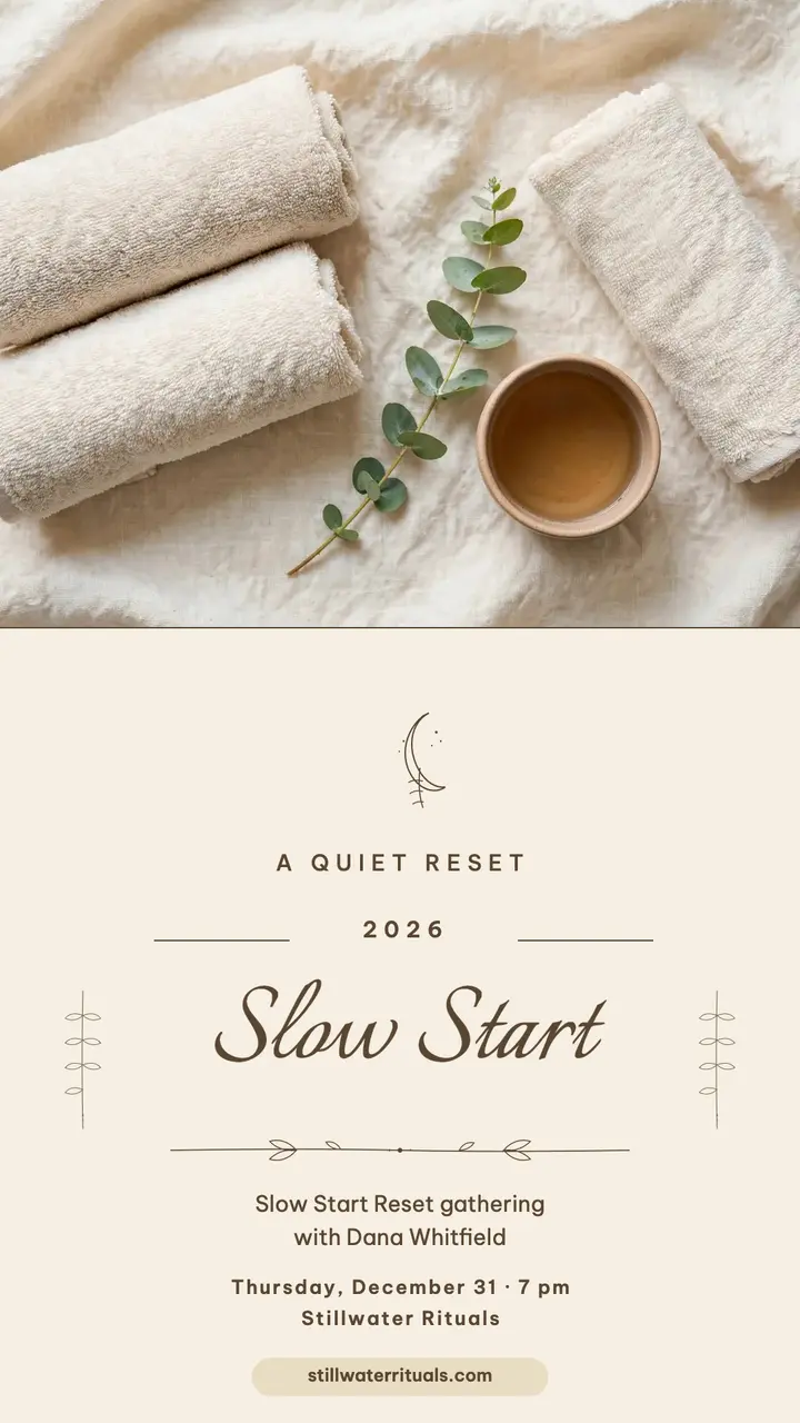 Slow Start Reset story, Stillwater Rituals template