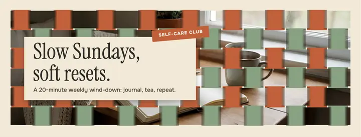 Slow Sundays photo weave cover template