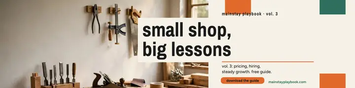 Mainstay Playbook small shop banner template