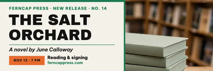Ferncap Press book launch header template