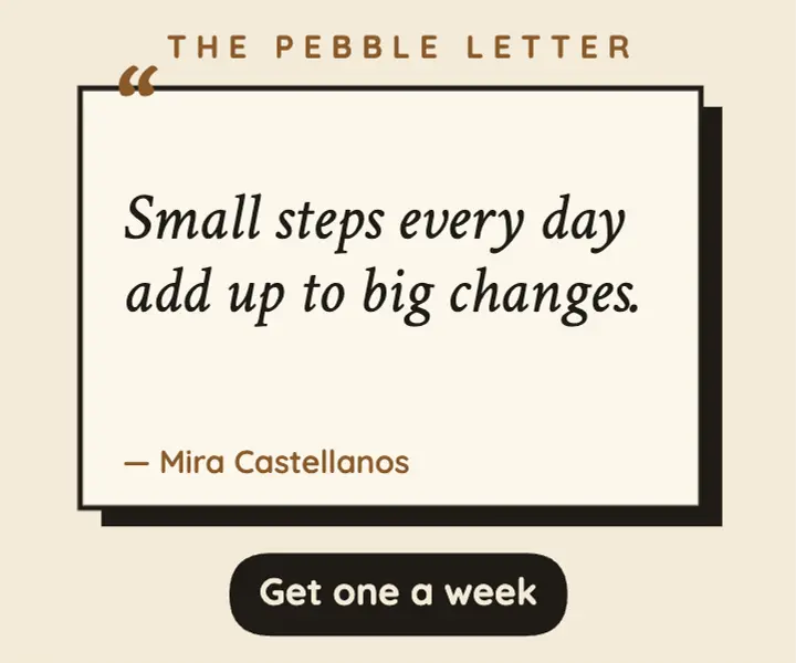 Small steps quote ad template