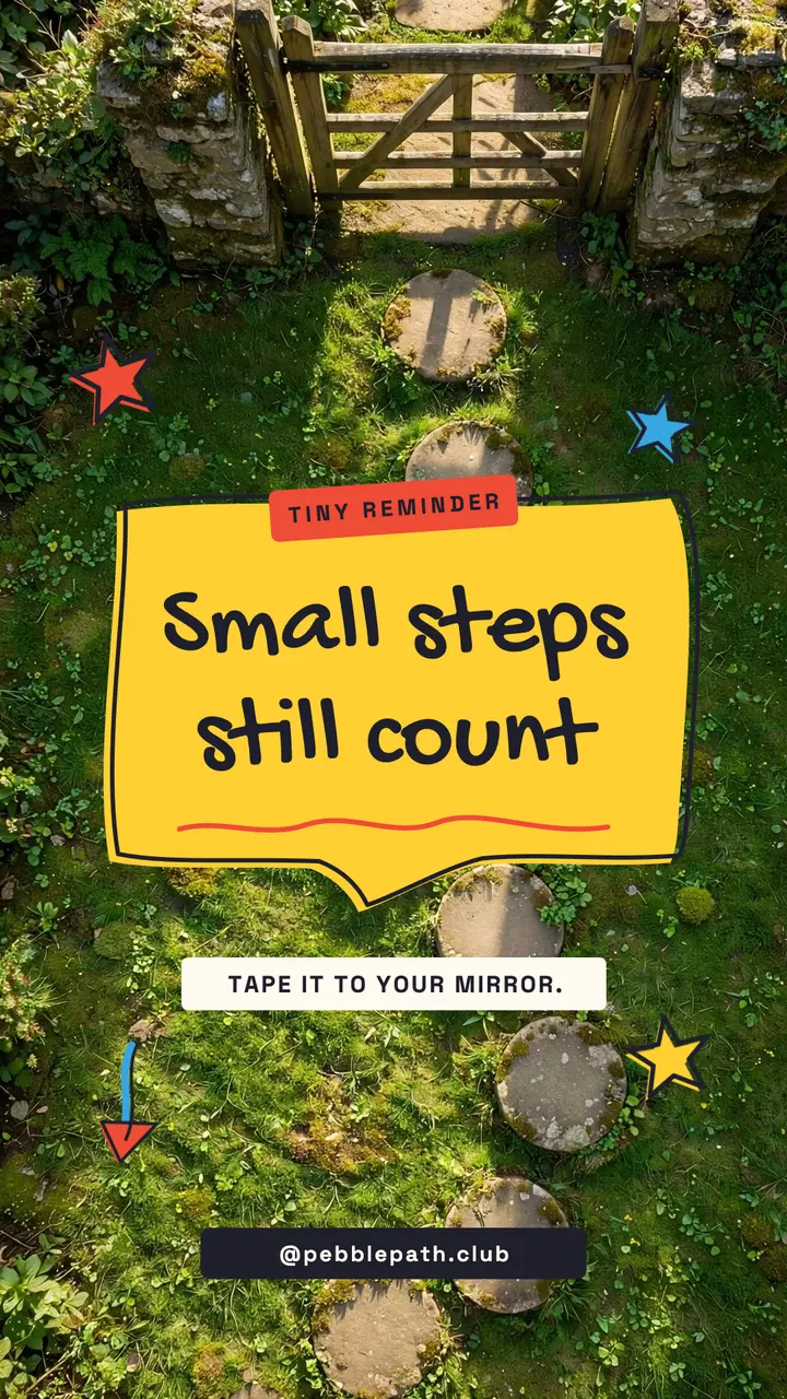 Small steps still count quote story, naive doodle template