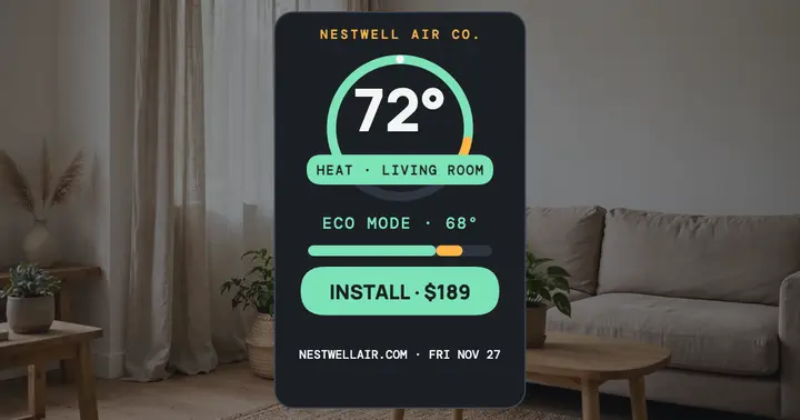 Nestwell thermostat install climate post template