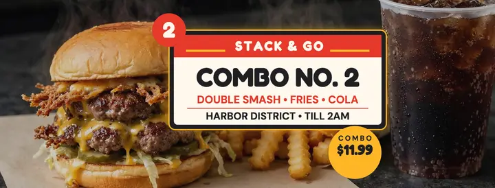 Stack and Go combo cover, late night template