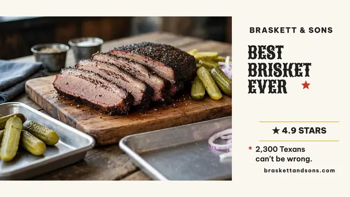 Braskett and Sons brisket review thumbnail template