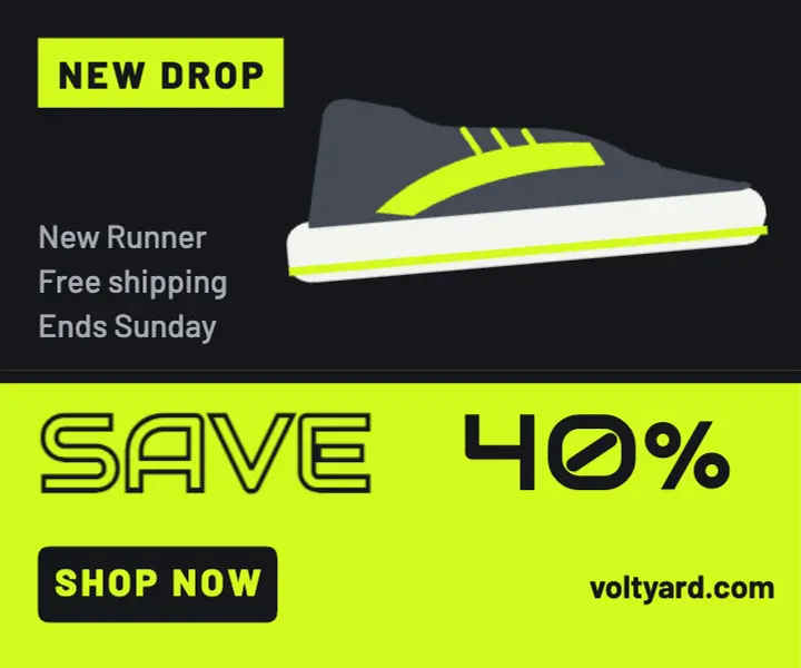 Sneaker sale 300x250 template