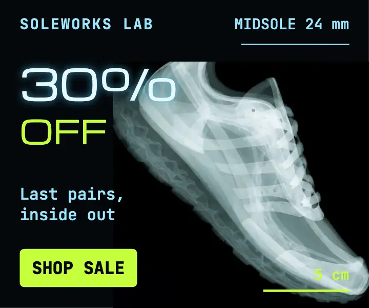 Soleworks sneaker x-ray sale ad template