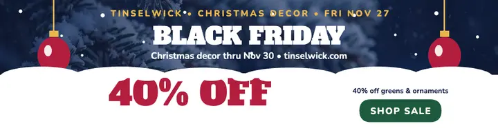 Tinselwick Black Friday sale billboard template