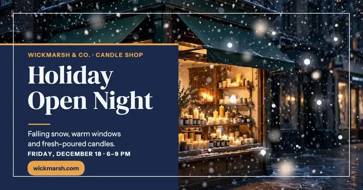Wickmarsh holiday open night post template
