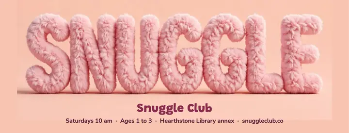 Snuggle Club toddler playgroup cover template