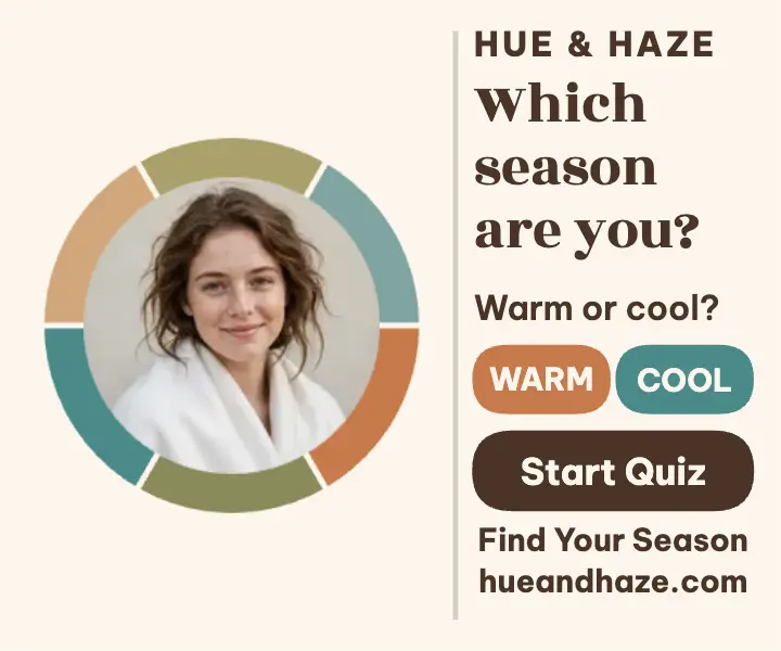 Hue and Haze soft autumn quiz ad template