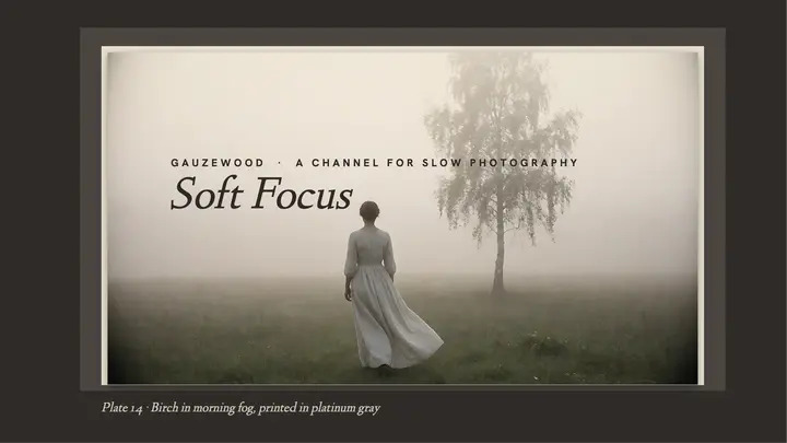Gauzewood soft focus banner template