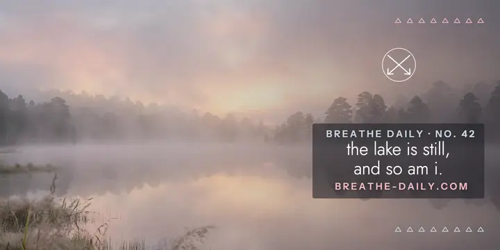 Breathe Daily soft morning affirmation post template