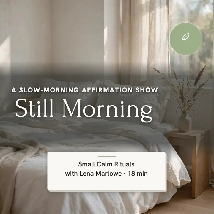 Still Morning calm podcast cover template