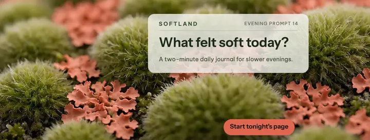 Softland journaling app cover, organic tech: journaling app facebook cover template