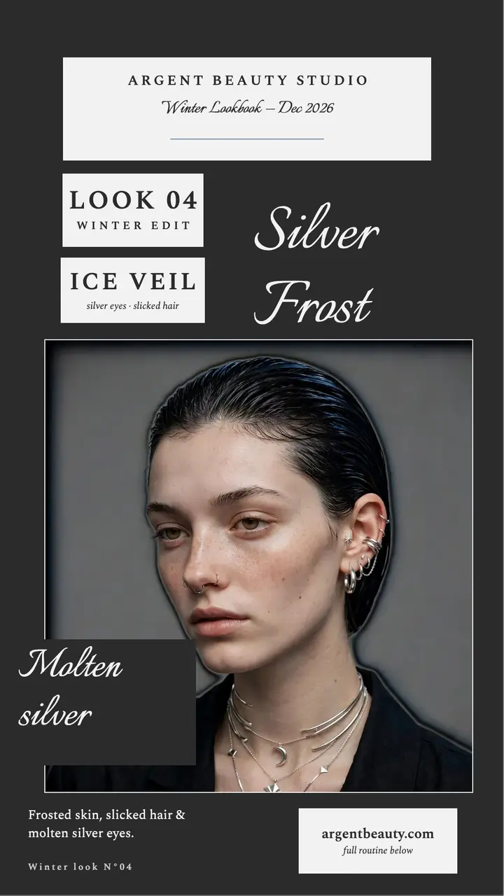 Argent silver frost beauty story template