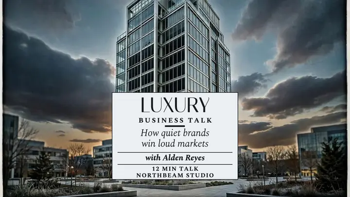 Northbeam quiet luxury brands talk thumbnail template