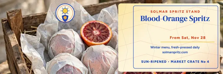 Solmar Spritz citrus stand header template