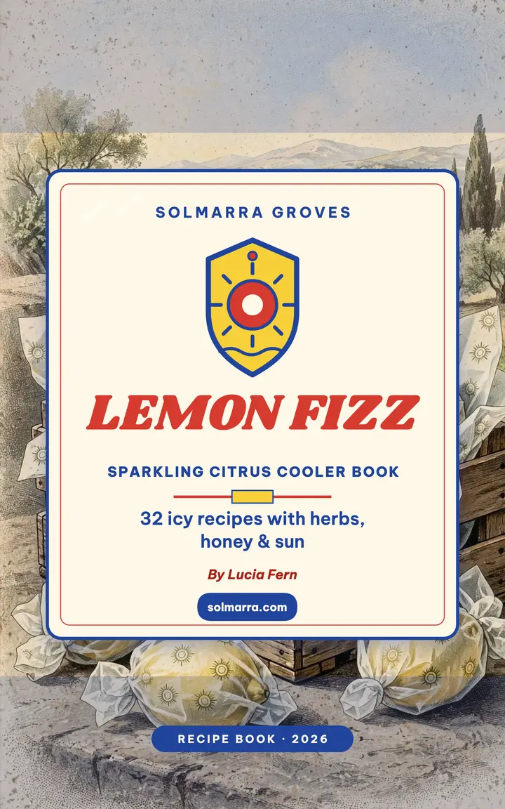 Solmarra lemon fizz cooler book cover template
